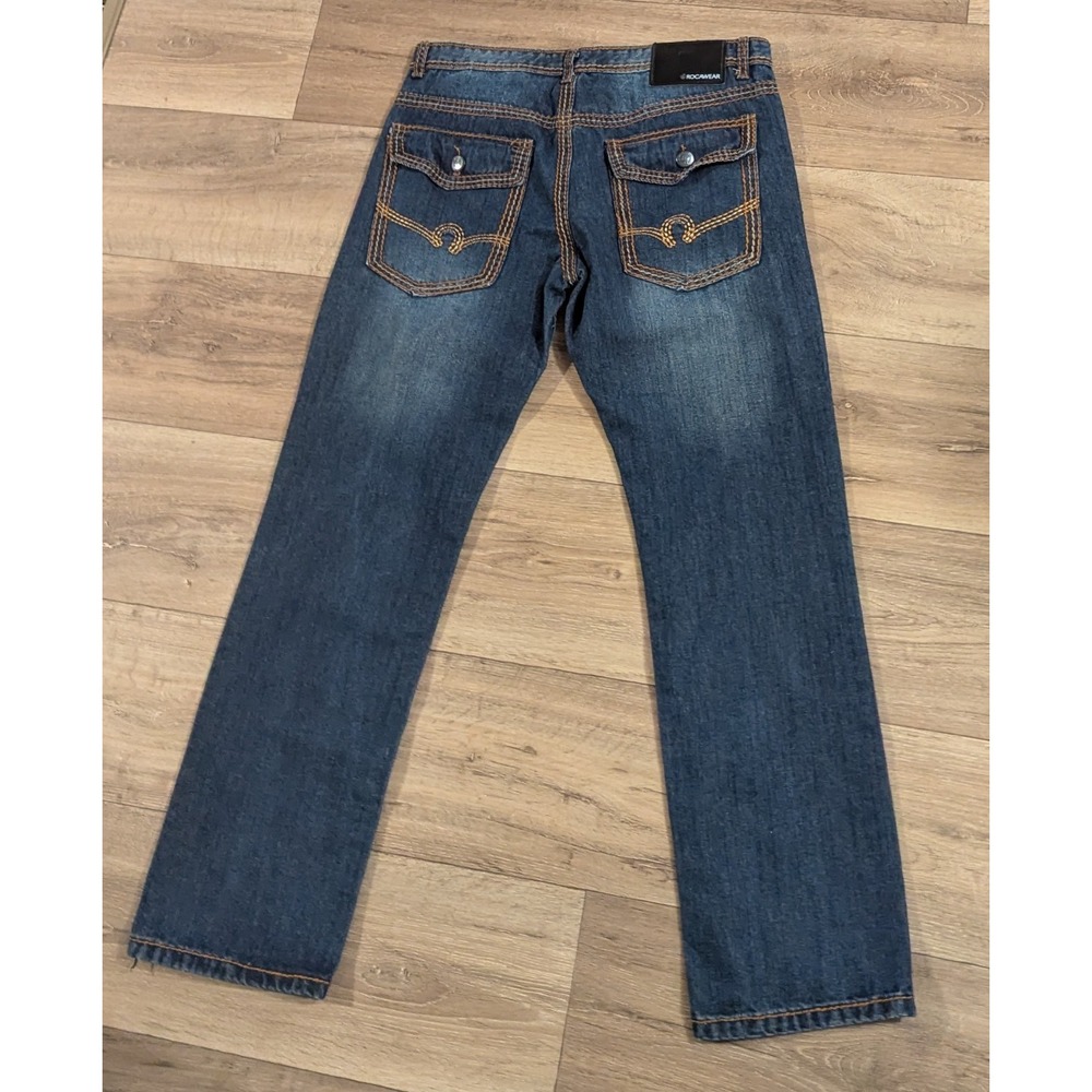 Vintage Y2K RocaWear Embelished‎ Jeans Size 34 length 32